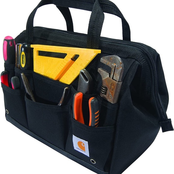 Carhartt  Men’s Black 14” Tool Bag  *NEW* - Picture 2 of 6